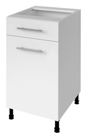 Przejdź do produktu TERNO szafka dolna, szuflada, drzwiczki, 40x72x52 cm, biały połysk