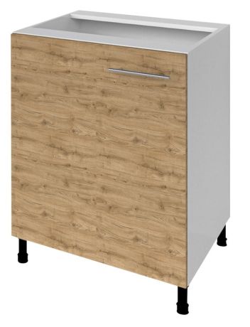 Przejdź do produktu TERNO szafka dolna z drzwiczkami, 60x72x52 cm, dąb emporio
