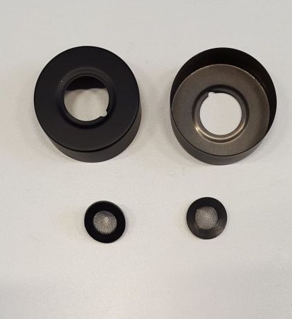 Przejdź do produktu Rozeta 60/24 mm, wysokość 20 mm, czarna mat