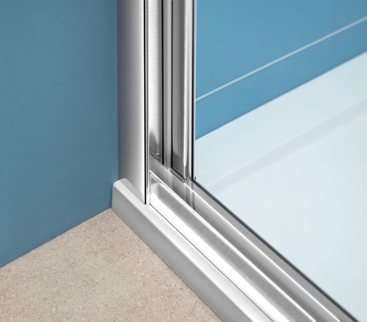 EASY LINE kabina prysznicowa trzyścienna 700x800mm, drzwi składane, wariant L/P, szkło czyste