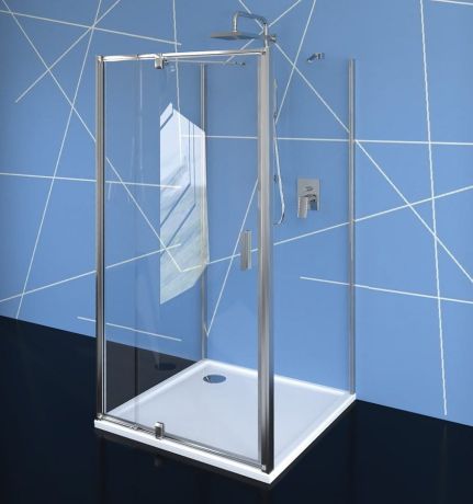 Przejdź do produktu EASY kabina prysznicowa trójścienna 900-1000x1000mm, obrotowe drzwi, L/P, szkło czyste