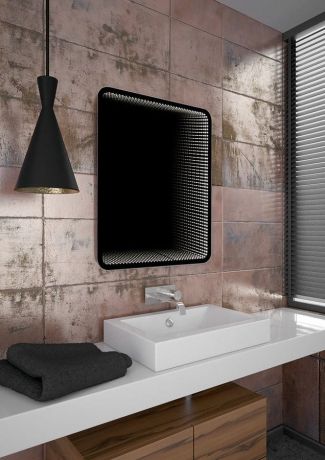 Przejdź do produktu SENFINECO LED lustro 3D efekt 65x79cm