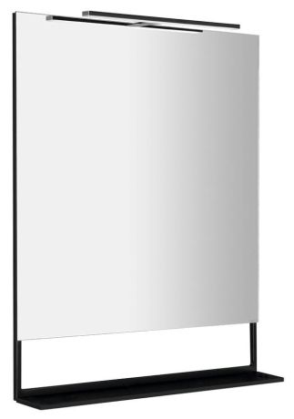 Przejdź do produktu ERUPTA lustro z półką i LED oświetleniem 80x95x12cm, czarny mat