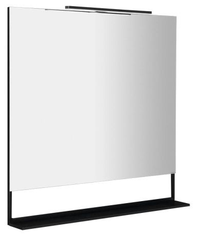 Przejdź do produktu ERUPTA lustro z półką i LED oświetleniem 100x95x12cm, czarny mat