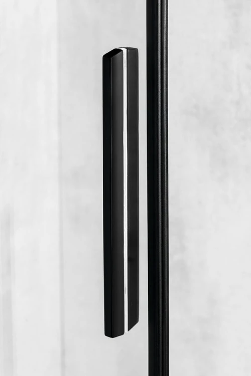 ALTIS LINE BLACK drzwi prysznicowe przesuwne  880-900mm, wysokość 2000mm, szkło 8mm