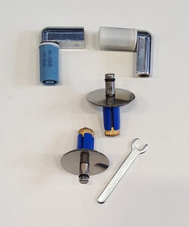 Przejdź do produktu Zamienne zawiasy do deski 70113730, długość trzpienia 15 mm, 1 uszczelka