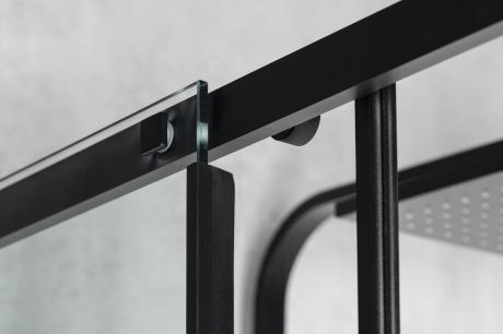 Przejdź do produktu ALTIS BLACK kabina prysznicowa 900x800 mm, wariant L/R, wejście z rogu