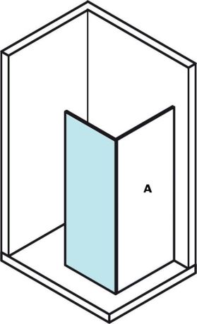 Przejdź do produktu MODULAR SHOWER ścianka do panela obrotowego, 800 mm
