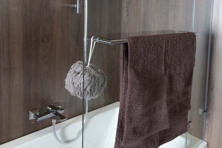 VITRA LINE parawan wannowy 950mm, prawy, szkło czyste