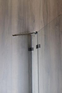 VITRA LINE parawan wannowy 950mm, prawy, szkło czyste