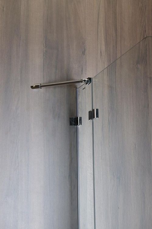 VITRA LINE parawan wannowy 950mm, prawy, szkło czyste