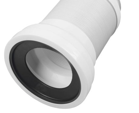 Przejdź do produktu Złącze elastyczne do muszli WC, przedłużane, 245-530 mm