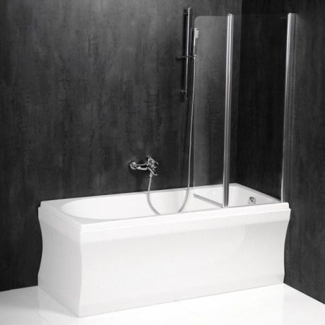 Przejdź do produktu PALOMA parawan wannowy 900mm, szkło czyste