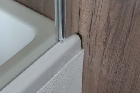 Przejdź do produktu PALOMA parawan wannowy 900mm, szkło czyste