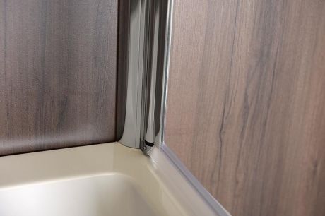 Przejdź do produktu RUIZ parawan wannowy 900mm, szkło czyste