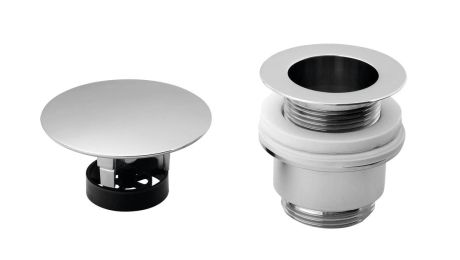 Przejdź do produktu Korek umywalkowy 5/4“, niezamykany, duży grzybek, 30-45mm, chrom