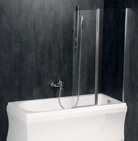 Przejdź do produktu PALOMA parawan wannowy 1200mm, szkło czyste