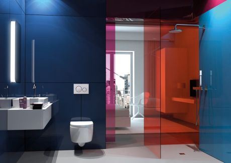 Przejdź do produktu GEBERIT SIGMA20 przycisk spłukujący, biały połysk/chrom