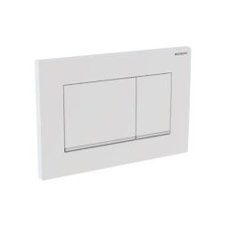 GEBERIT SIGMA30 Podwójny przycisk do spłuczki, biały/chrom połysk