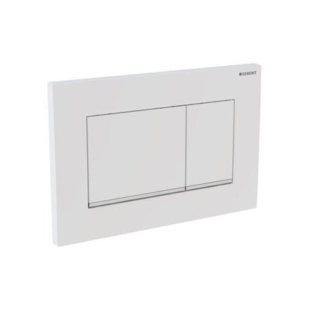 GEBERIT SIGMA30 Podwójny przycisk do spłuczki, biały/chrom połysk