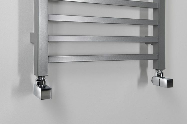 METRO grzejnik łazienkowy 500x1200 mm, metaliczne srebro