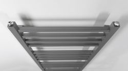 METRO grzejnik łazienkowy 500x1200 mm, metaliczne srebro
