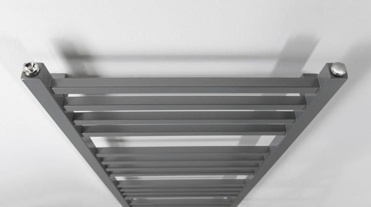 METRO grzejnik łazienkowy 500x1200 mm, metaliczne srebro