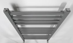 METRO grzejnik łazienkowy 450x890 mm, metaliczne srebro