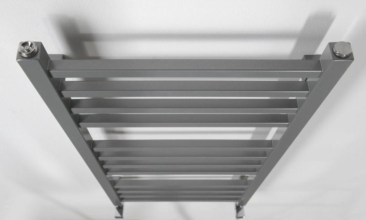 METRO grzejnik łazienkowy 450x890 mm, metaliczne srebro