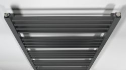 METRO grzejnik łazienkowy 600x1510 mm, metaliczne srebro