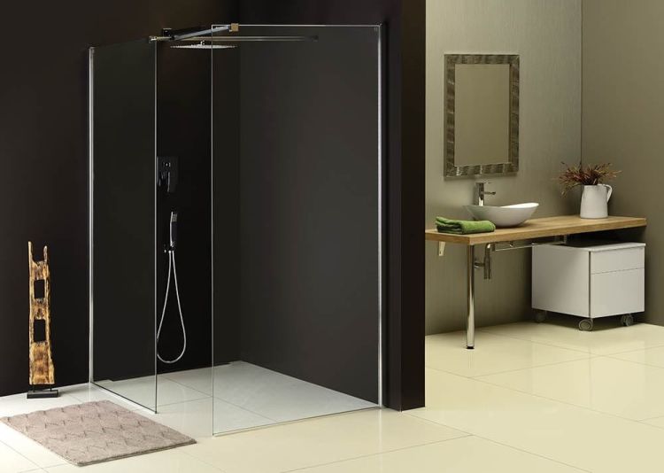 MODULAR SHOWER jednoczęściowa ścianka do montażu do ściany, 700 mm