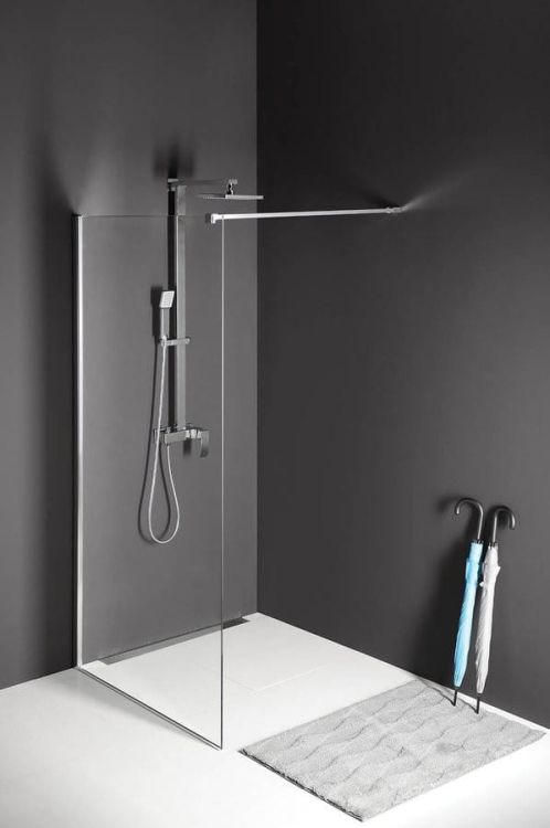 MODULAR SHOWER jednoczęściowa ścianka do montażu do ściany, 700 mm