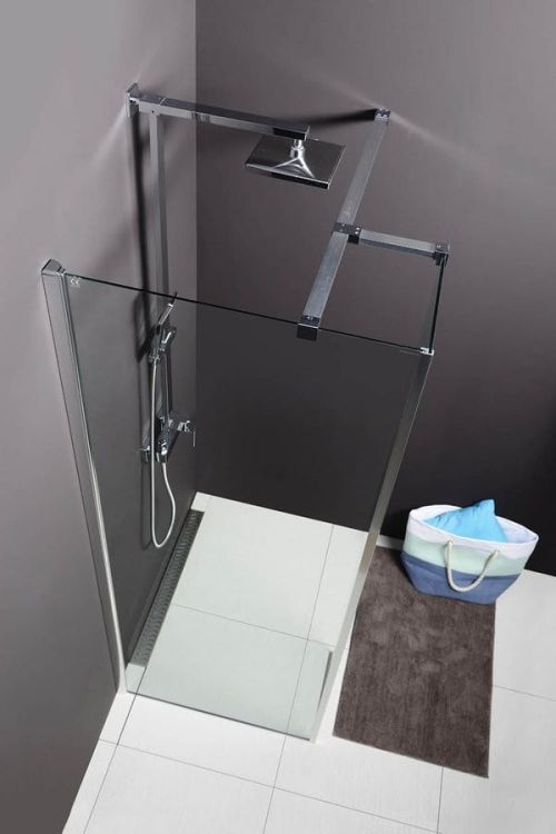 MODULAR SHOWER ścianka do montażu dodatkowego panela, 1100 mm