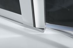 ZOOM LINE kabina prysznicowa półokrągła 900x900mm, szkło czyste, prawa