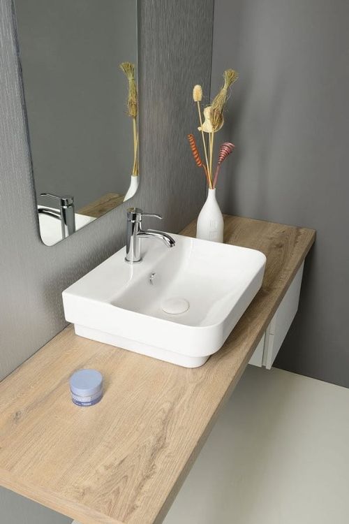 Korek do umywalki z przelewem, grzybek ceramiczny