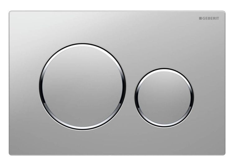 GEBERIT SIGMA20 Podwójny przycisk toaletowy, Chrome matowy