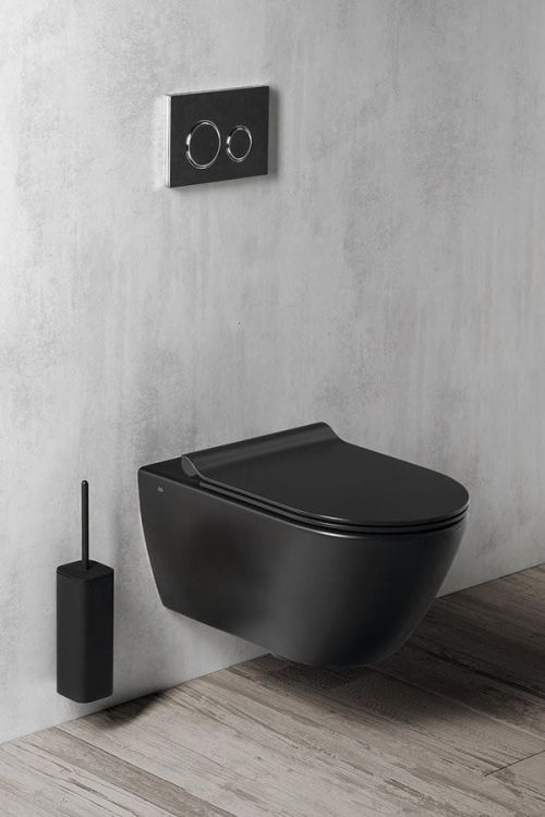 GEBERIT SIGMA20 Podwójny przycisk toaletowy, czarny/chrom połysk