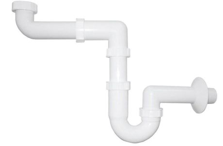 Przejdź do produktu Syfon umywalkowy do mebli, 1'1/4 - 40 mm, biały