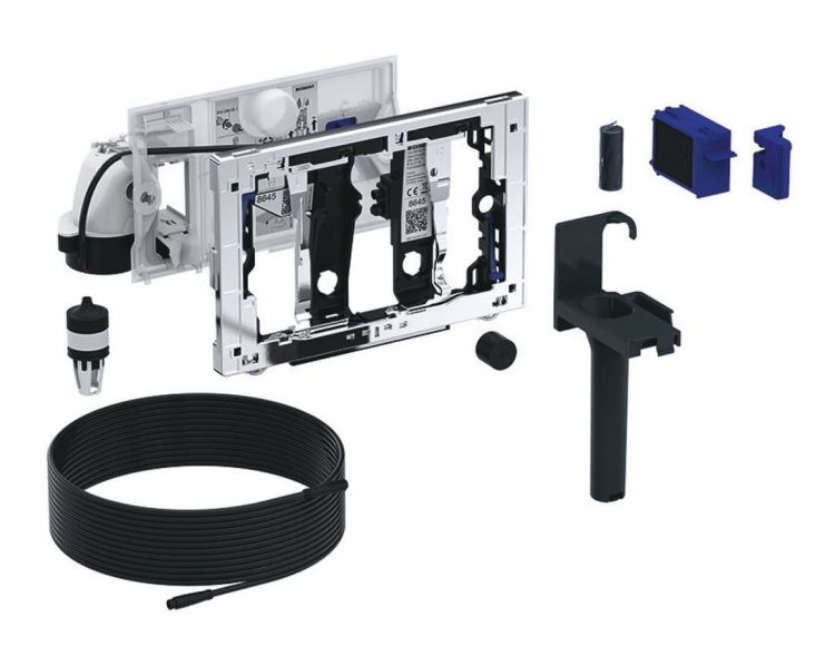 GEBERIT DUOFRESH moduł z ręcznym uruchamianiem i pojemnikiem na wkład DuoFresh, do Sigma 12 cm