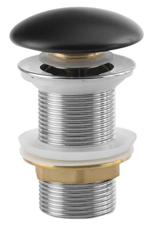Przejdź do produktu Korek umywalkowy 5/4“, klik-klak, grzybek ceramiczny, 10-50mm, czarny mat