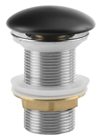 Przejdź do produktu Korek umywalkowy 5/4“, klik-klak, grzybek ceramiczny, 10-50mm, czarny mat