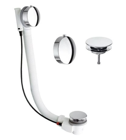Przejdź do produktu MODEL 06 zestaw wannowy automatyczny, długość 475mm, korek 72mm, chrom