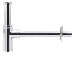 Syfon umywalkowy 5/4´´, odpływ 32 mm, okrągły, chrom