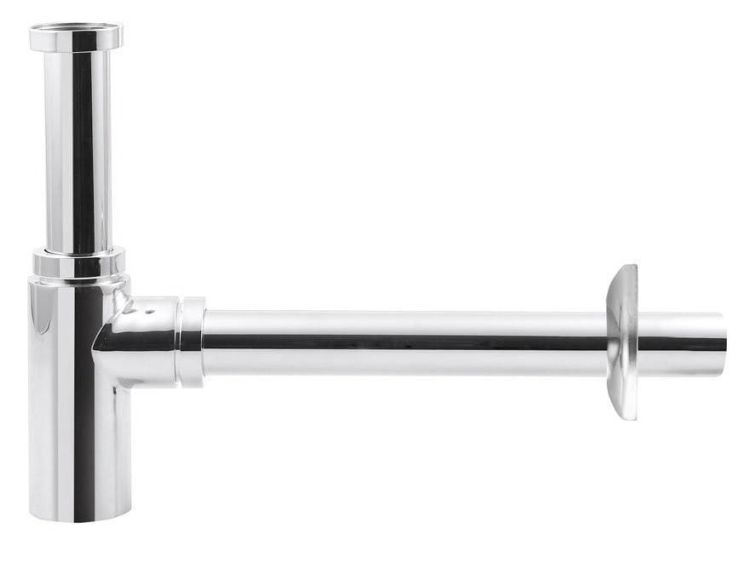 Syfon umywalkowy 5/4´´, odpływ 32 mm, okrągły, chrom
