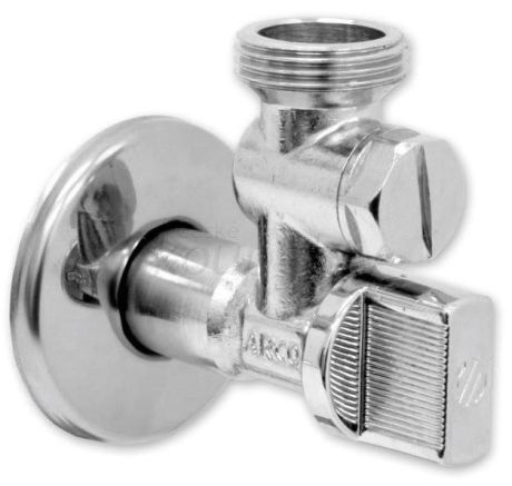 Przejdź do produktu Zawór do pralki  A-801/2'x3/4' z filtrem, chrom