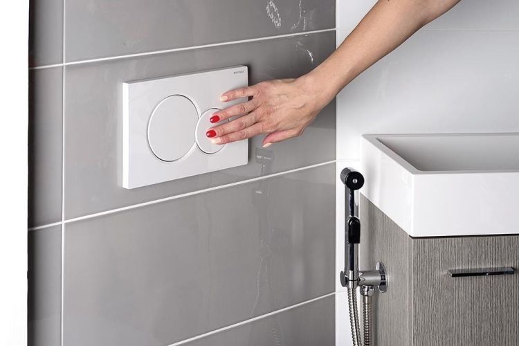 GEBERIT SIGMA01 przycisk do spłuczek, BIALY