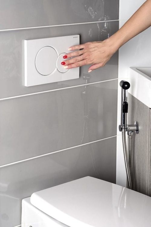 GEBERIT SIGMA01 przycisk do spłuczek, BIALY