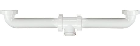 Przejdź do produktu Odprowadzenie do podwójnych zlewozmywaków1'1/2 cm, PP/kolor biały