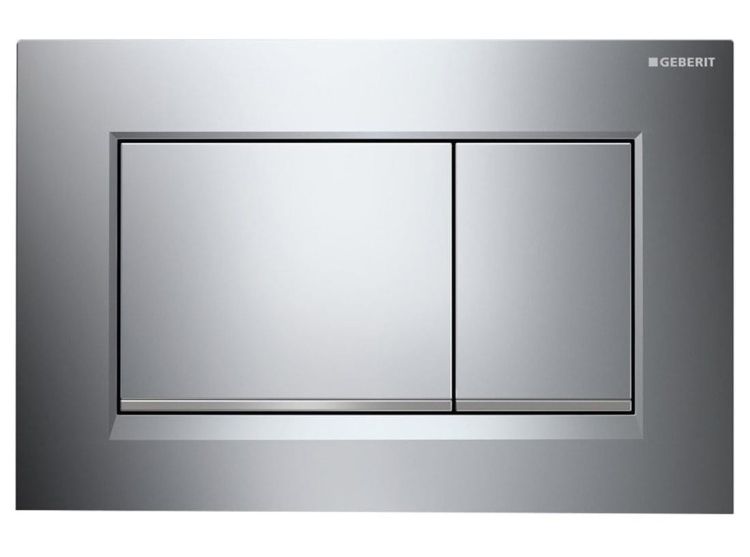 GEBERIT SIGMA30 Podwójny przycisk toaletowy, chrom połysk