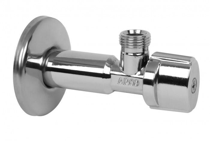 Zawór Długi kątowy A-80 1/2'x3/8' z filtrem, anticalc, chrom